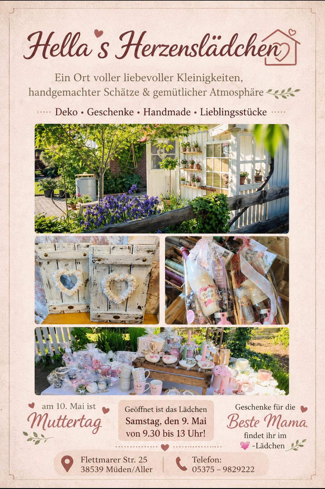 Außenansicht von Hella´s Herzenslädchen