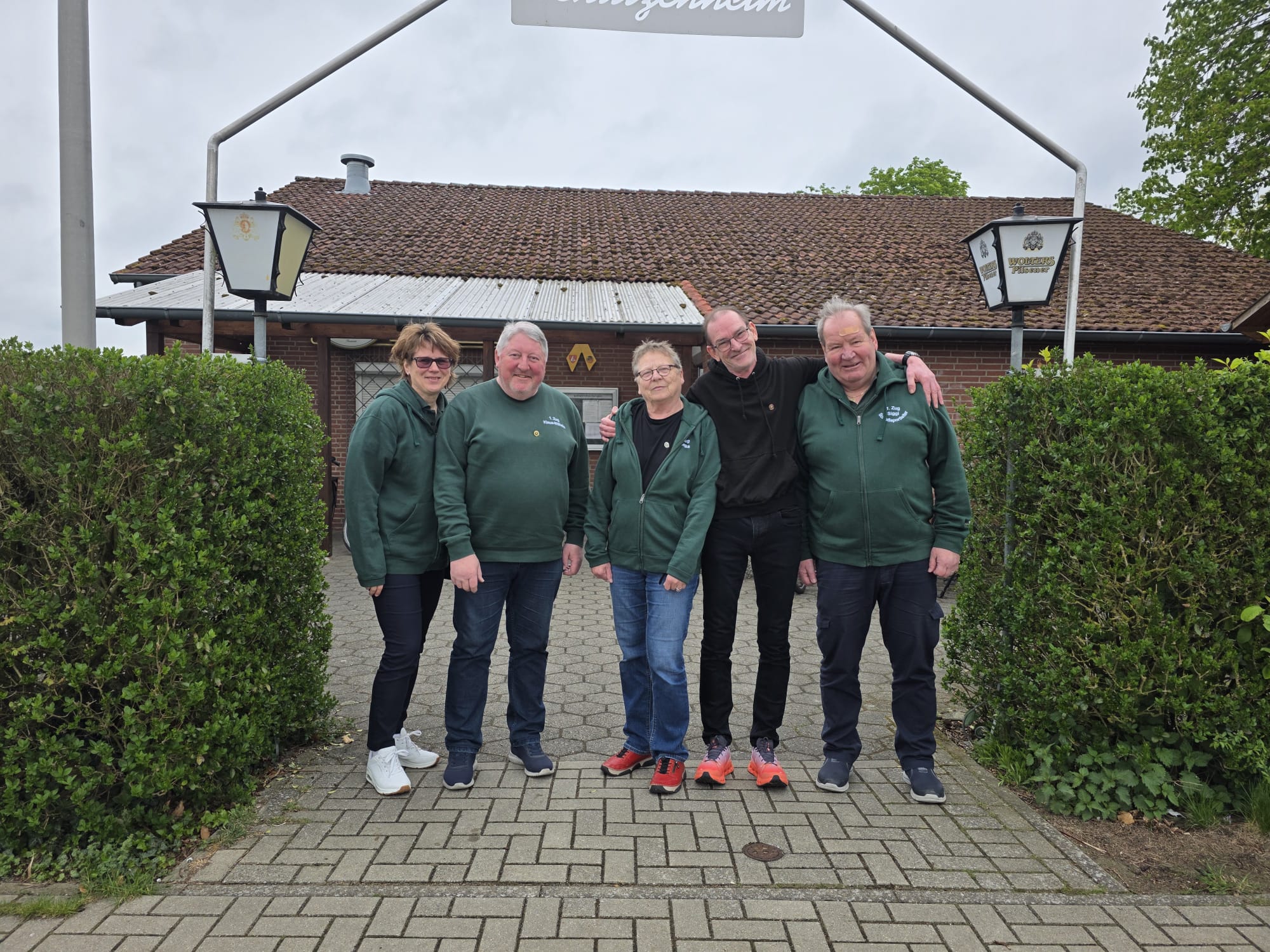 Teilnehmer des 1. Zuges beim Vierjahreszeitenpokal