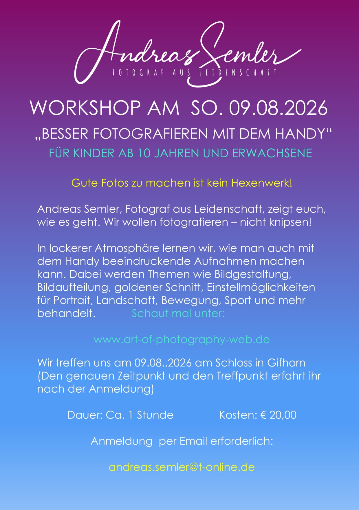 Workshop-Erklärung von Andreas Semler